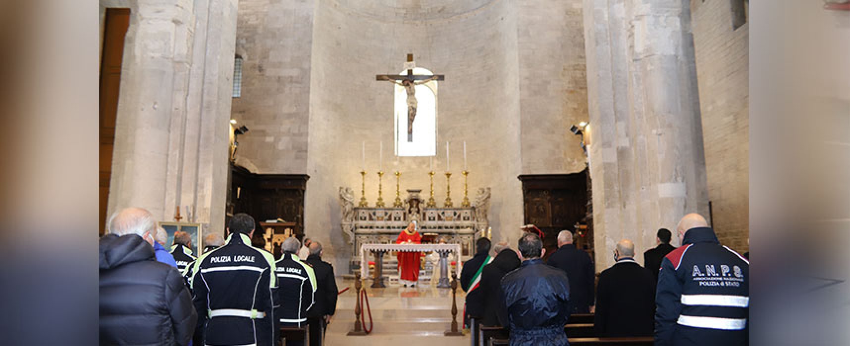 Festa San Sebastiano, santa messa in Cattedrale a Bisceglie con il Corpo di Polizia Locale