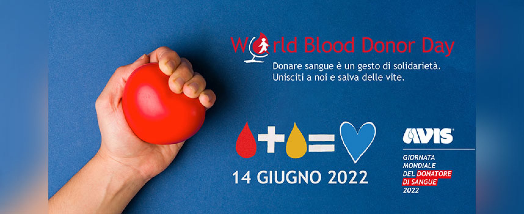 Monumenti biscegliesi illuminati di rosso per la Giornata Mondiale del Donatore di Sangue