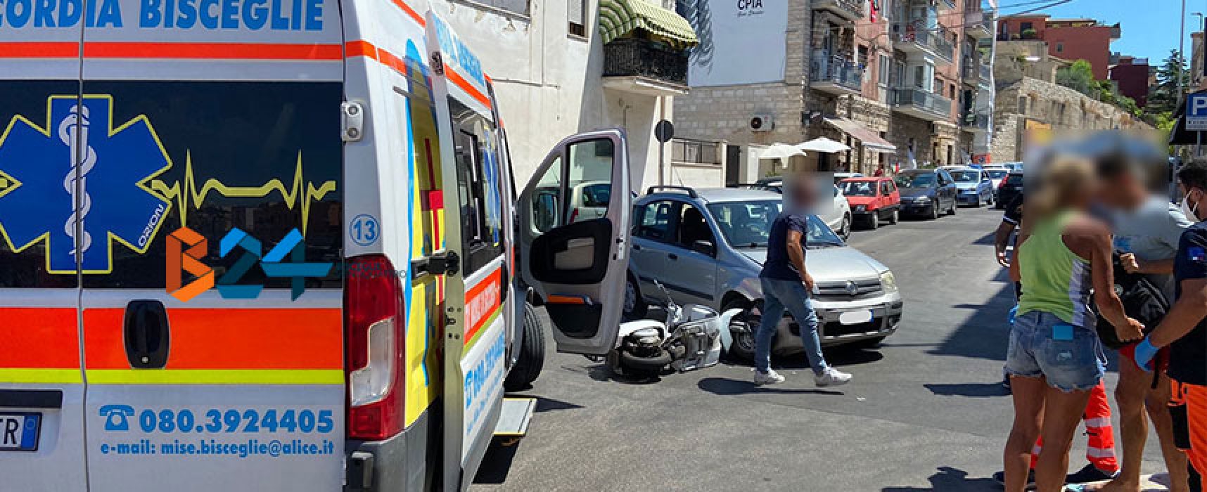 Incidente nei pressi del porto a Bisceglie, un ferito in Ospedale