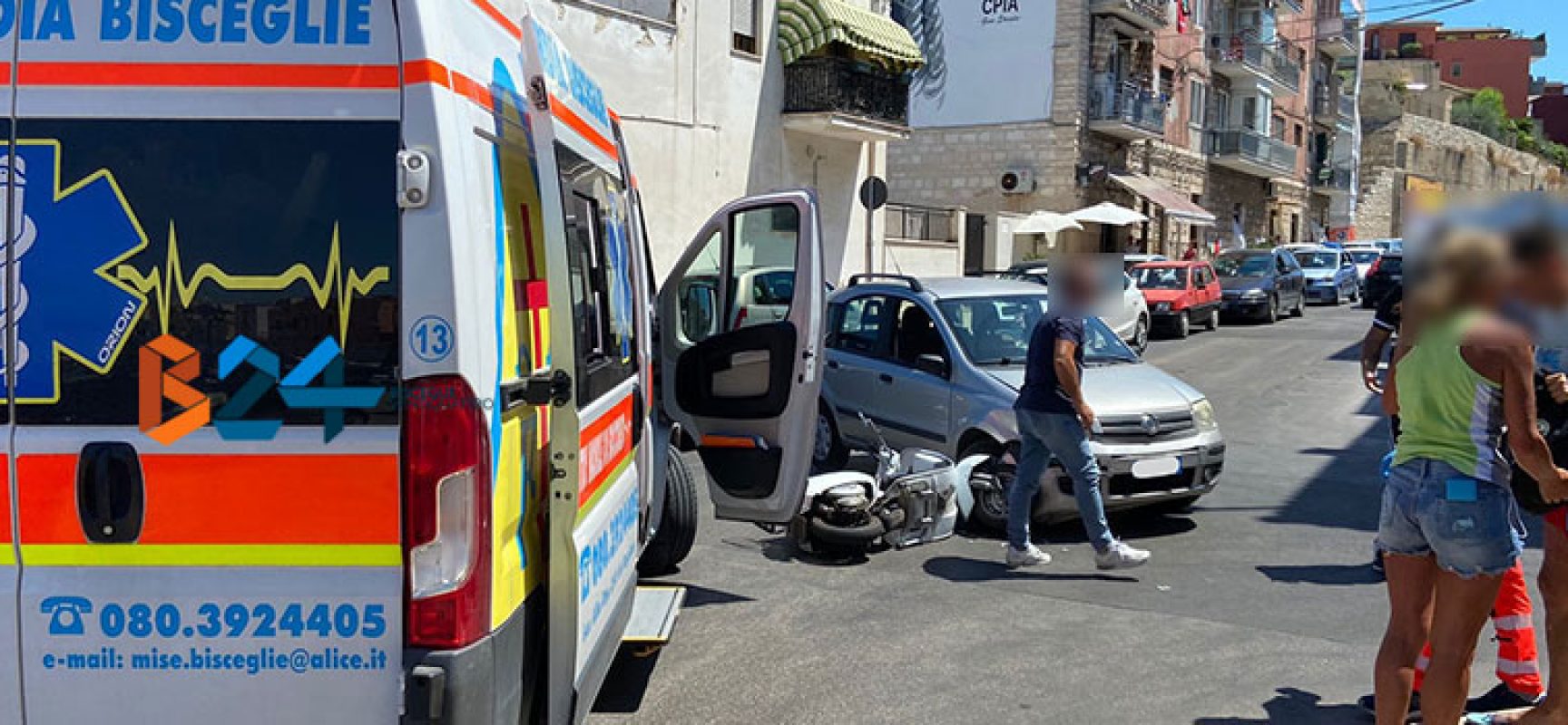 Incidente nei pressi del porto a Bisceglie, un ferito in Ospedale