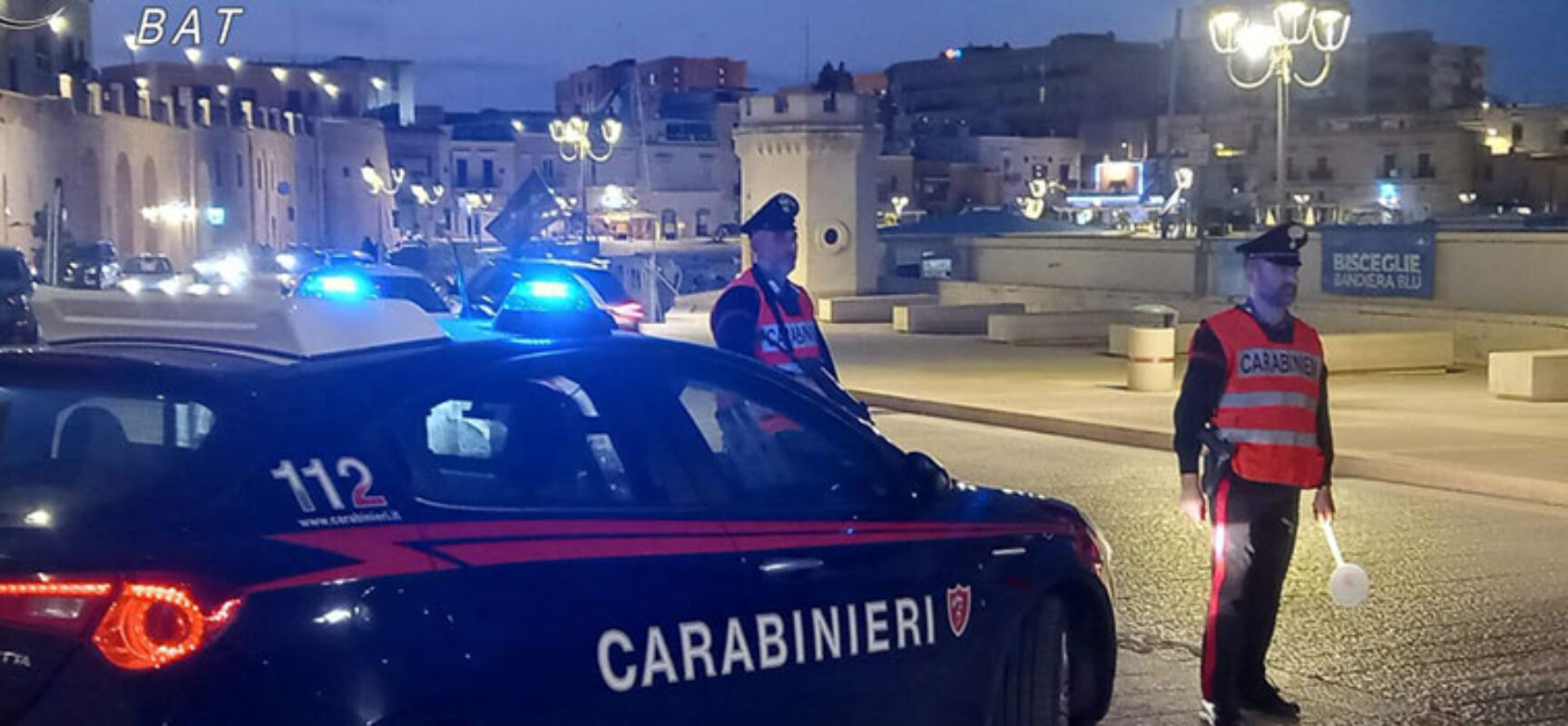 Controlli Carabinieri a Trani e Bisceglie, 103 veicoli fermati, 4 persone segnalate con stupefacenti