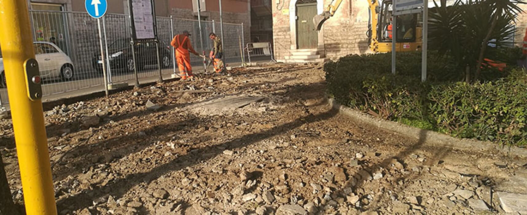 Cominciati lavori a villetta Logoluso, Angarano: “Tanti cantieri sono attivi in tutta la Città”