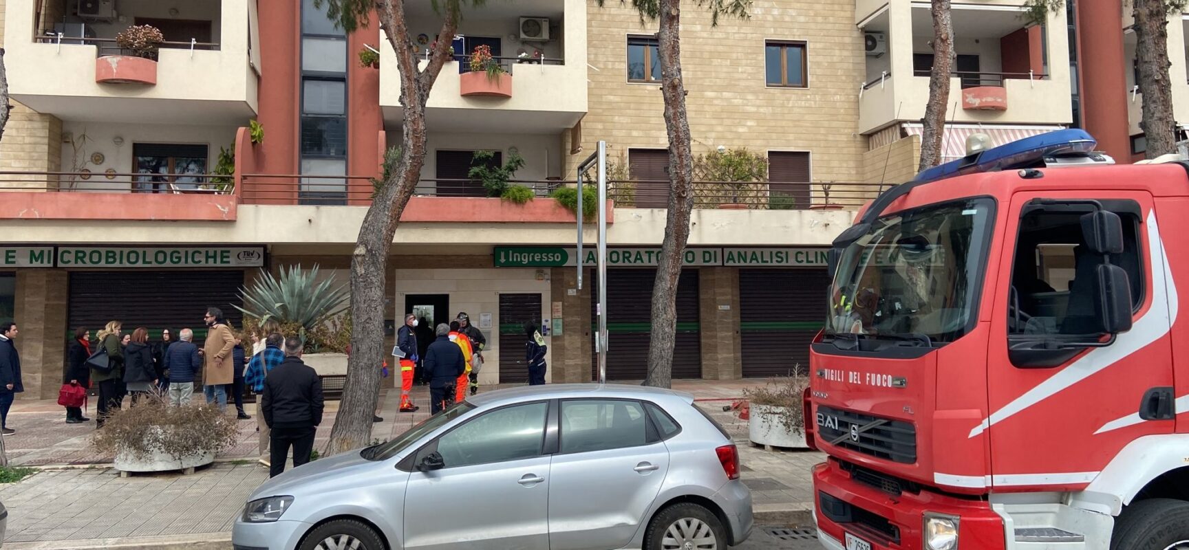 Incendio in un appartamento in via San Martino