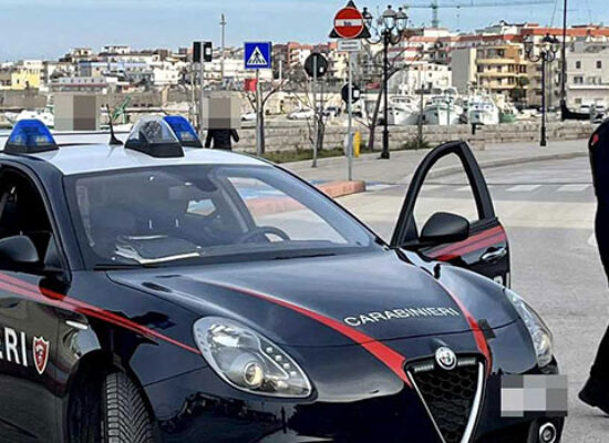 Bisceglie: eseguita dai carabinieri ordinanza custodia cautelare a 57enne in carcere per rapina