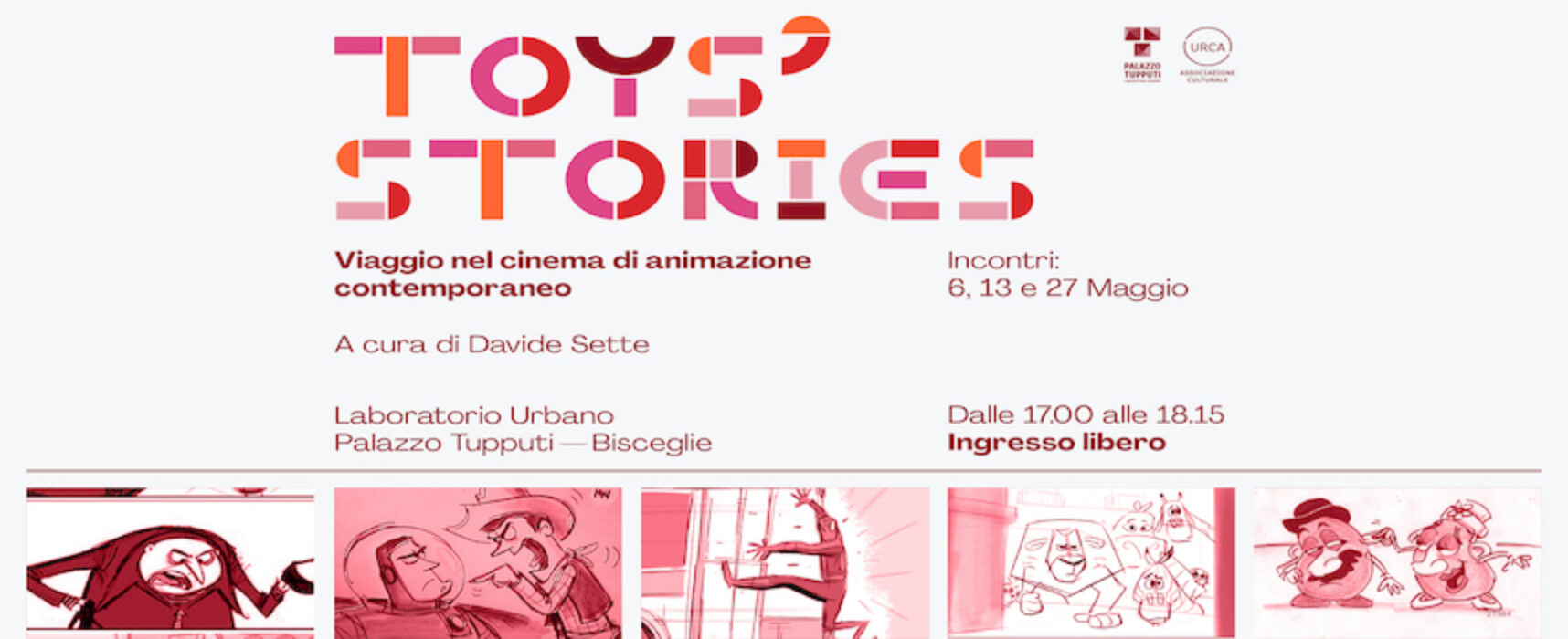 Toys’ Stories: al Laboratorio Urbano un ciclo di incontri sul cinema d’animazione contemporaneo