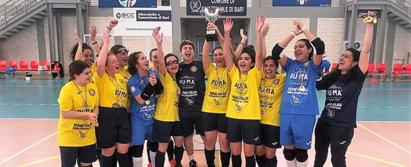 Futsal femminile, il New Bisceglie Girls vince la Coppa Puglia Under 15