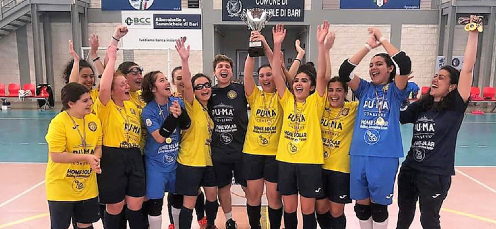 Futsal femminile, il New Bisceglie Girls vince la Coppa Puglia Under 15