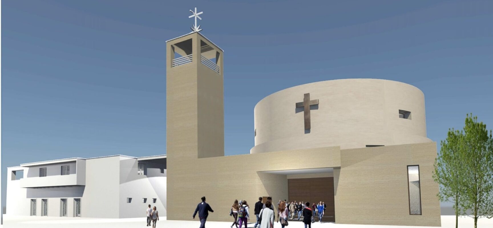 Ufficiale la costruzione della chiesa Stella Maris, l’annuncio dell’Arcivescovo D’Ascenzo