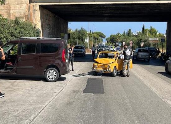 Incidente su via Sant’Andrea: un biscegliese trasportato in ospedale ad Andria