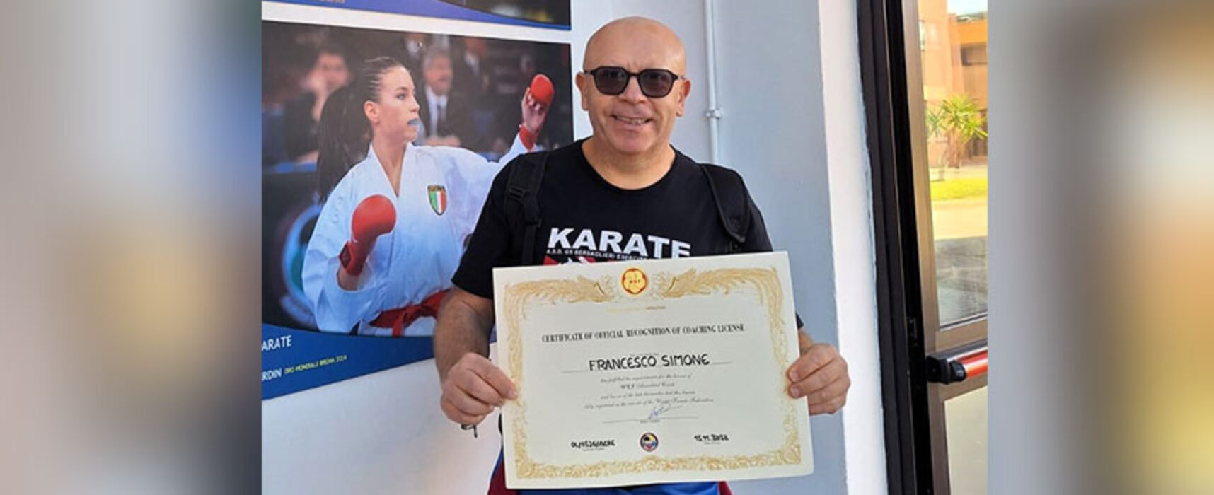 Karate: importante riconoscimento per il maestro biscegliese Francesco Simone